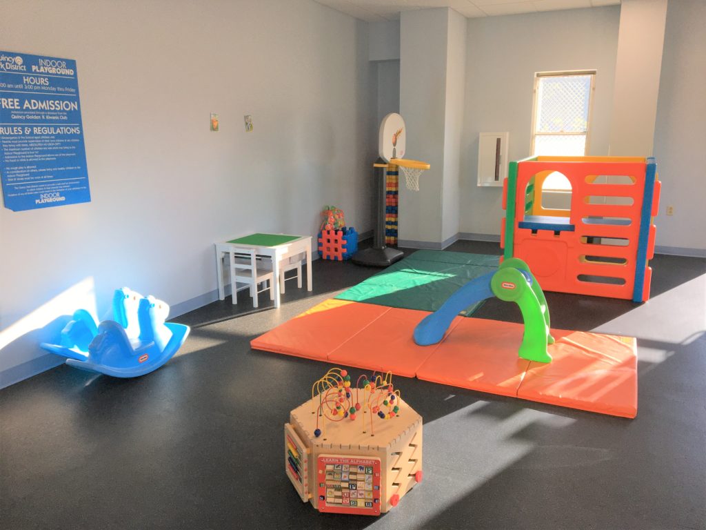 Quincy Park District Indoor Playground Indoor playground for children at the Quincy Park District