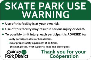 Lincoln Skate Park Rules - Quincy Park District