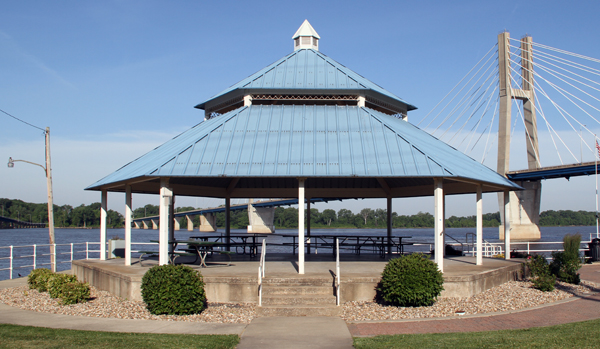 Clat Adams Gazebo Shelter - Quincy Park District