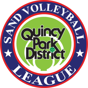 Quincy Park District Sand Volleyball League Logo